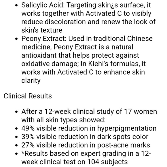 KIEHL'S DERMATOLOGIST SOLUTIONS CLEARLY CORRECTIVE DARK SPOT SOLUTION. - Picture 5 of 5